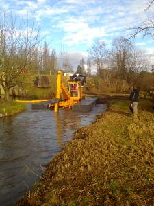 Mini pelle flottante Bibaut Environnement